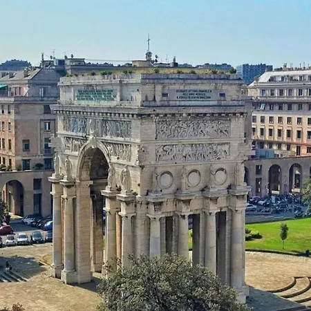In Piazza Colombo Genua